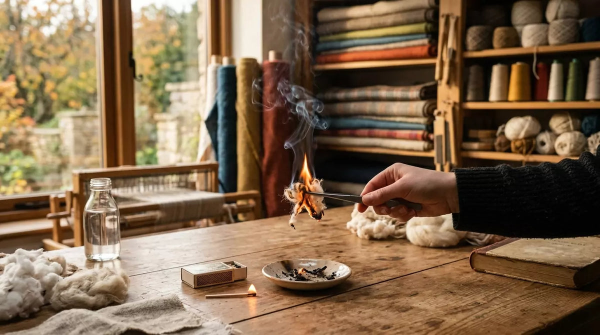 How to Identify Textile Fibers Using the Burn Test