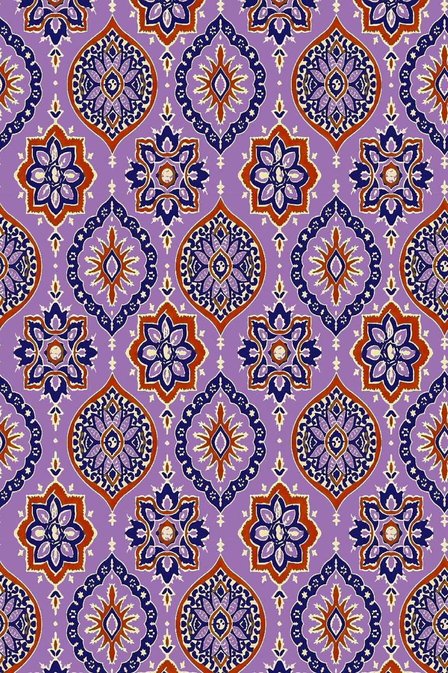 Floral Purple Print - CC-1100 - Image 1