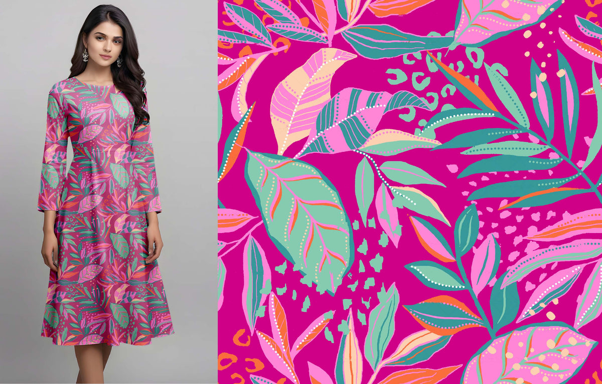 Magenta Flowers - CC - 1108