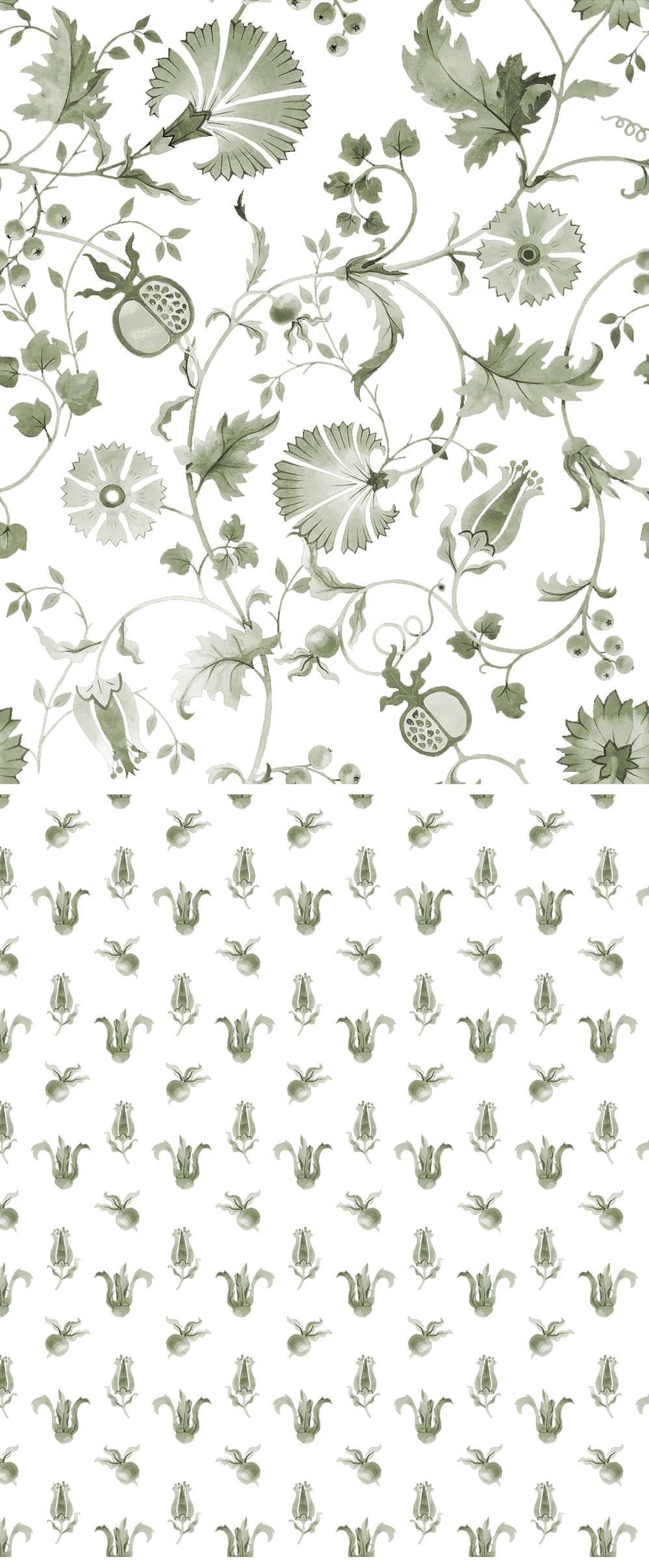 2 Floral patterns - CC - 1141 - Image 1