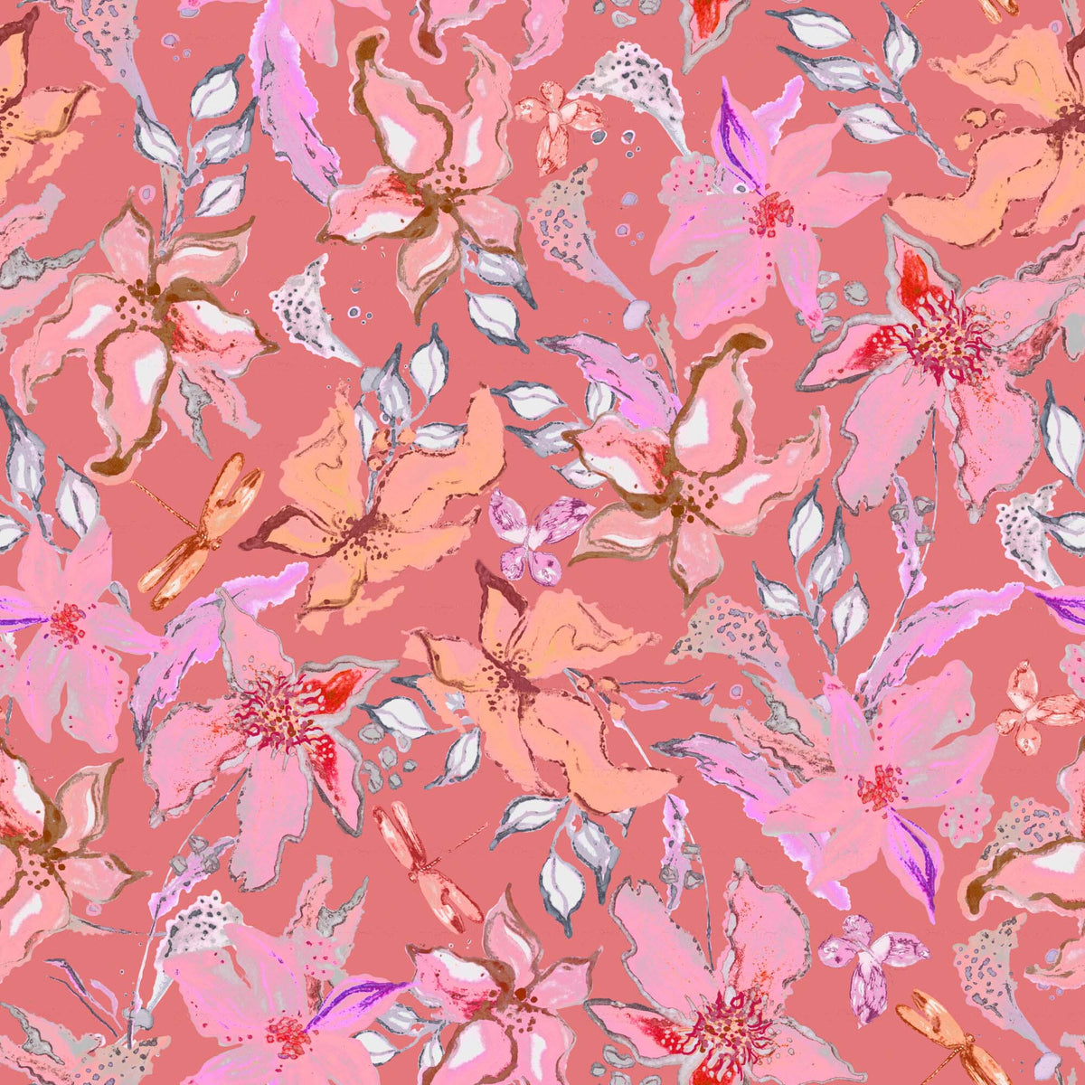 Multicolor Floral Pattern - CC - 1148 - 01