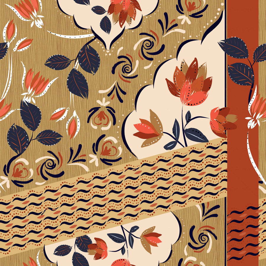 Floral Geometric Pattern - CC - 1158 - Image 1