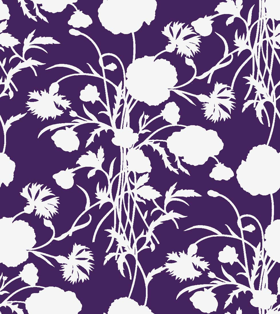 Contrast Floral Pattern - CC - 1167