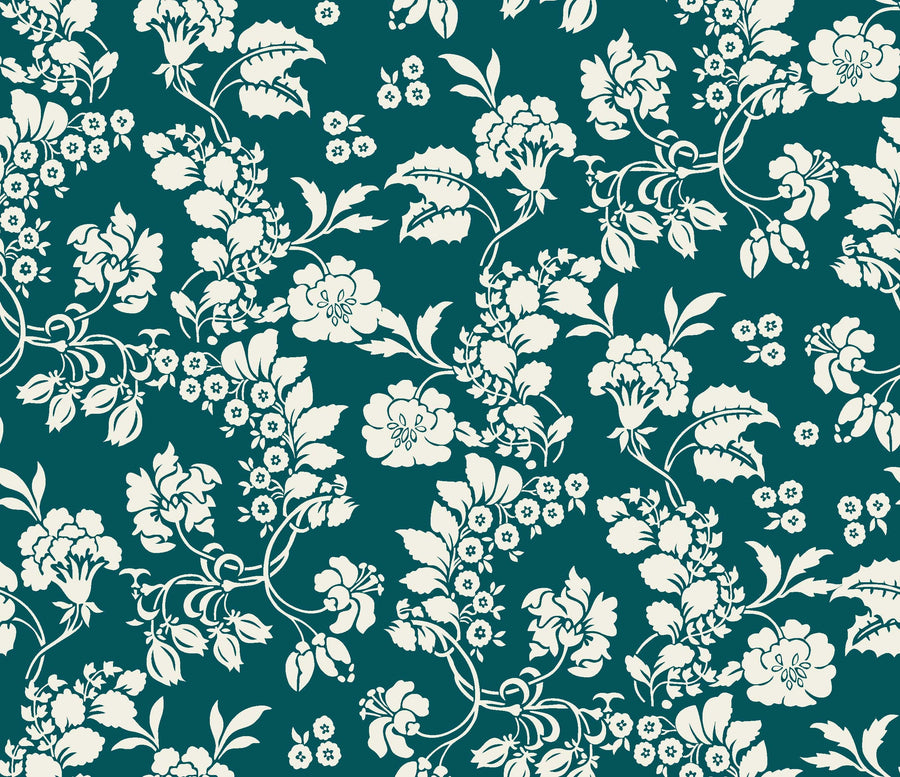 Intricate White Floral Pattern - CC - 1168 - Image 1
