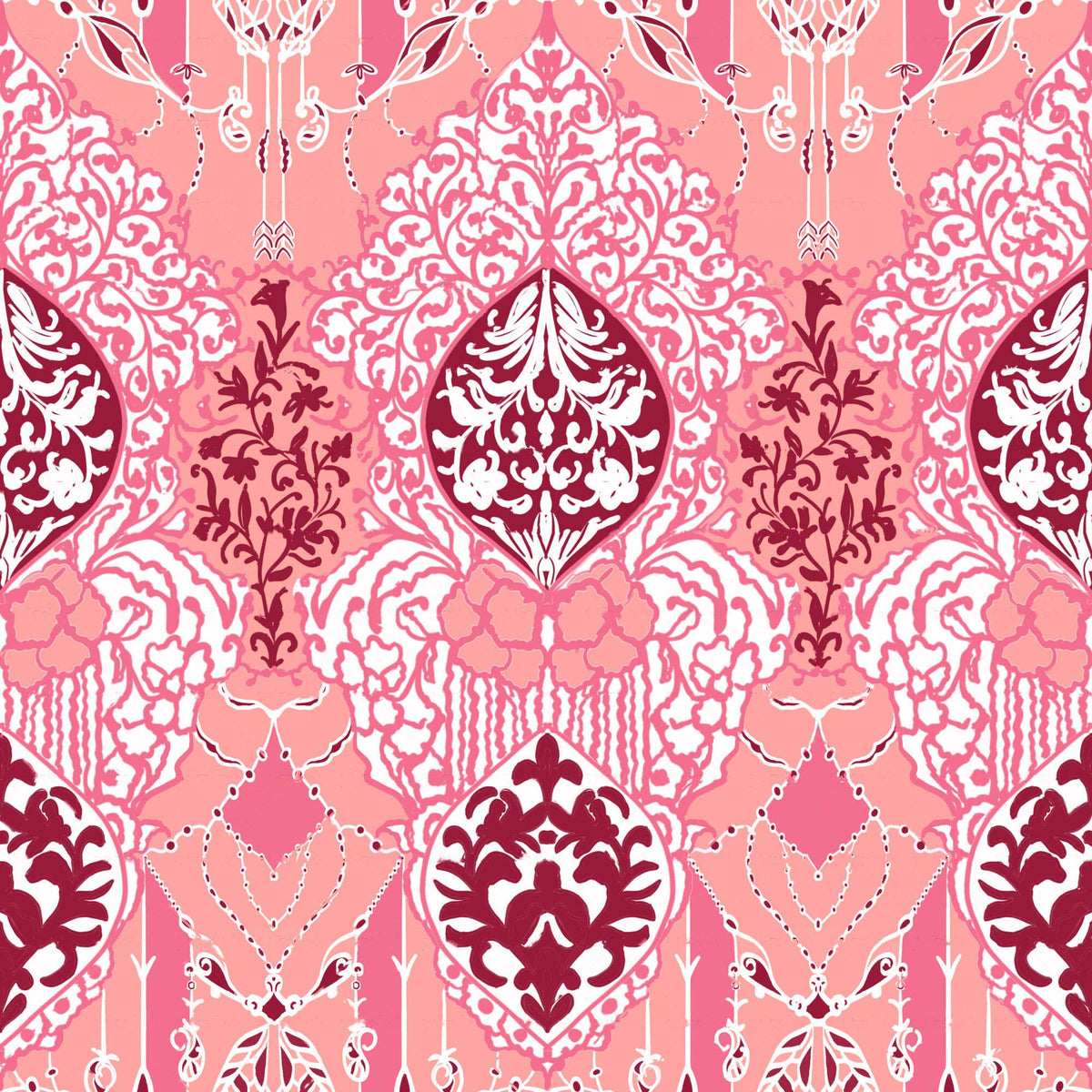 Pink Ornate Pattern - CC - 1180