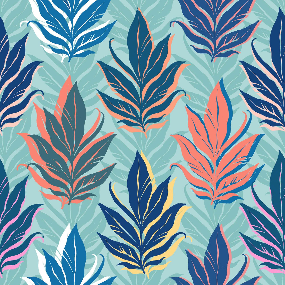 Tropical Leaves Pattern - CC - 1187