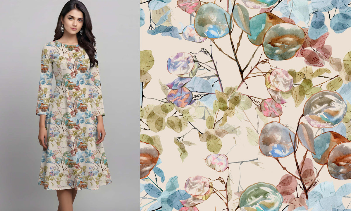 Floral Block like Pattern - CC - 1188