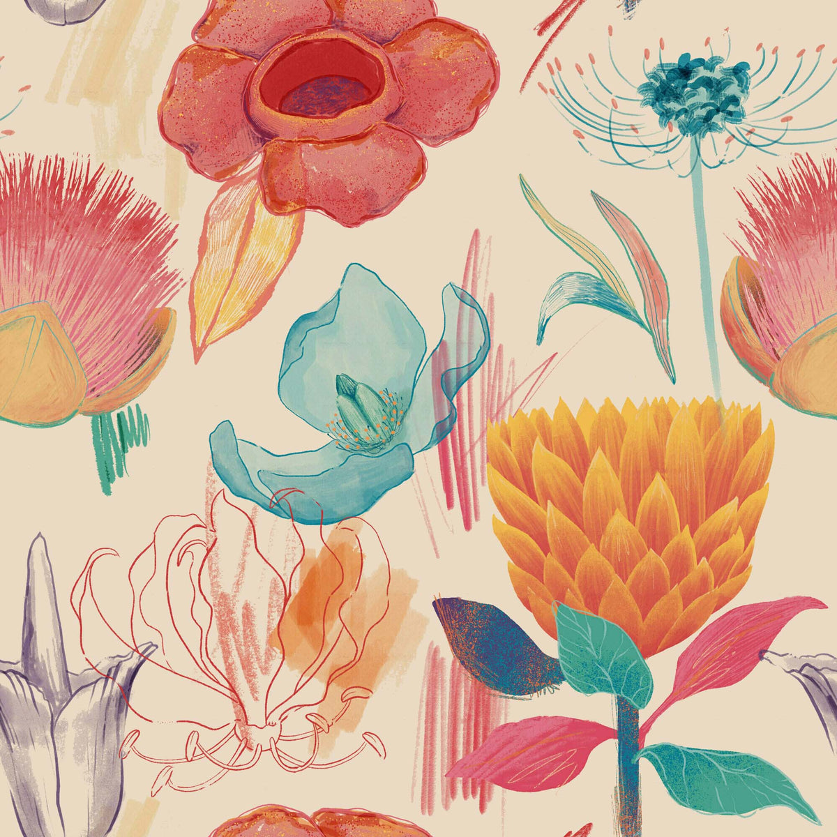 Hand-Drawn like Pattern - CC - 1189