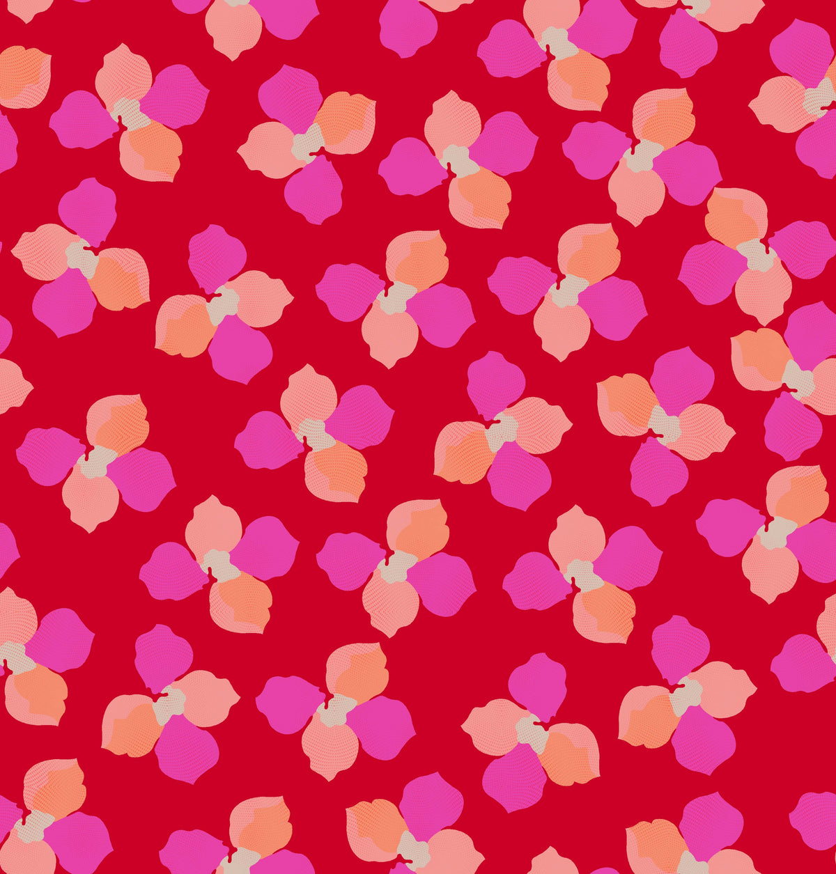 Retro Floral Pattern - CC - 1207 - Small