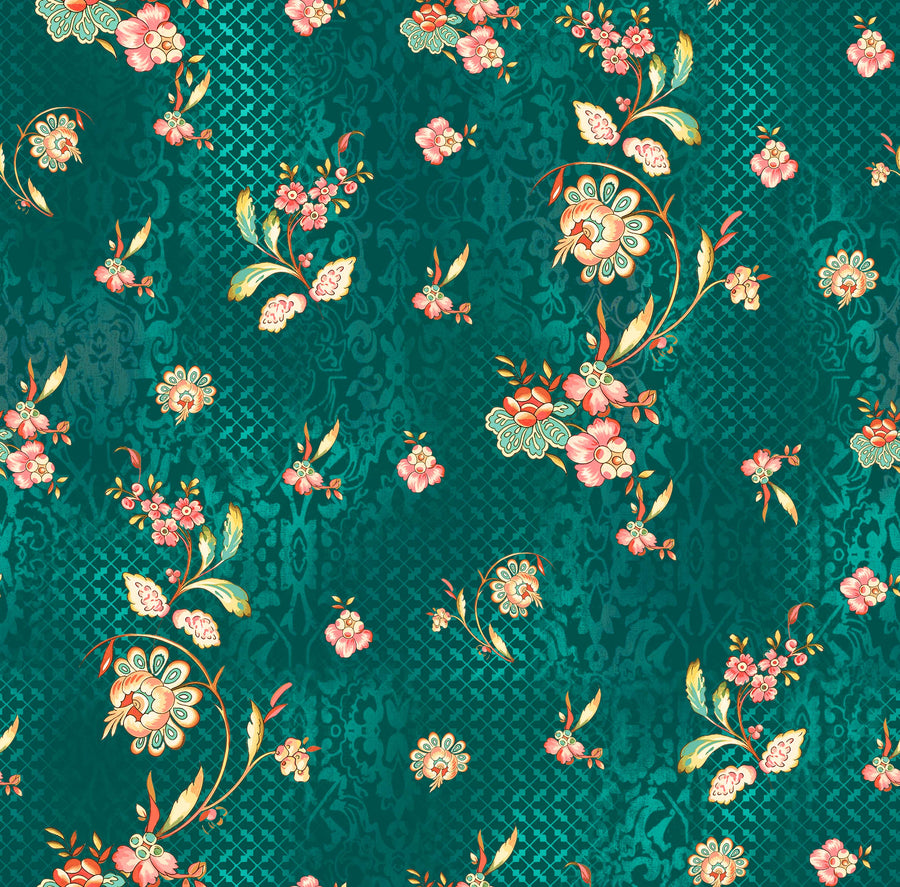 Flowers & Vines Pattern  - CC - 1208 - 02 - Image 1