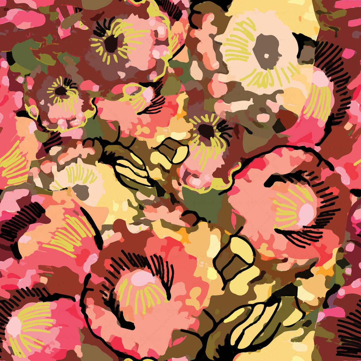 Floral Artistic Pattern - CC - 1221