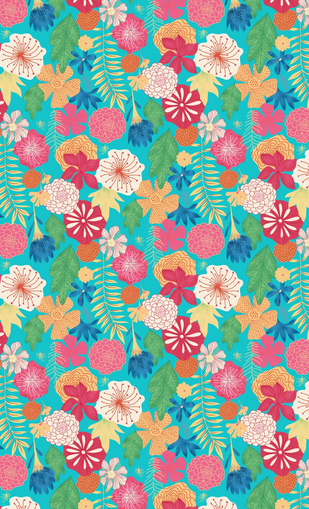 Dense Floral Pattern - CC - 1235