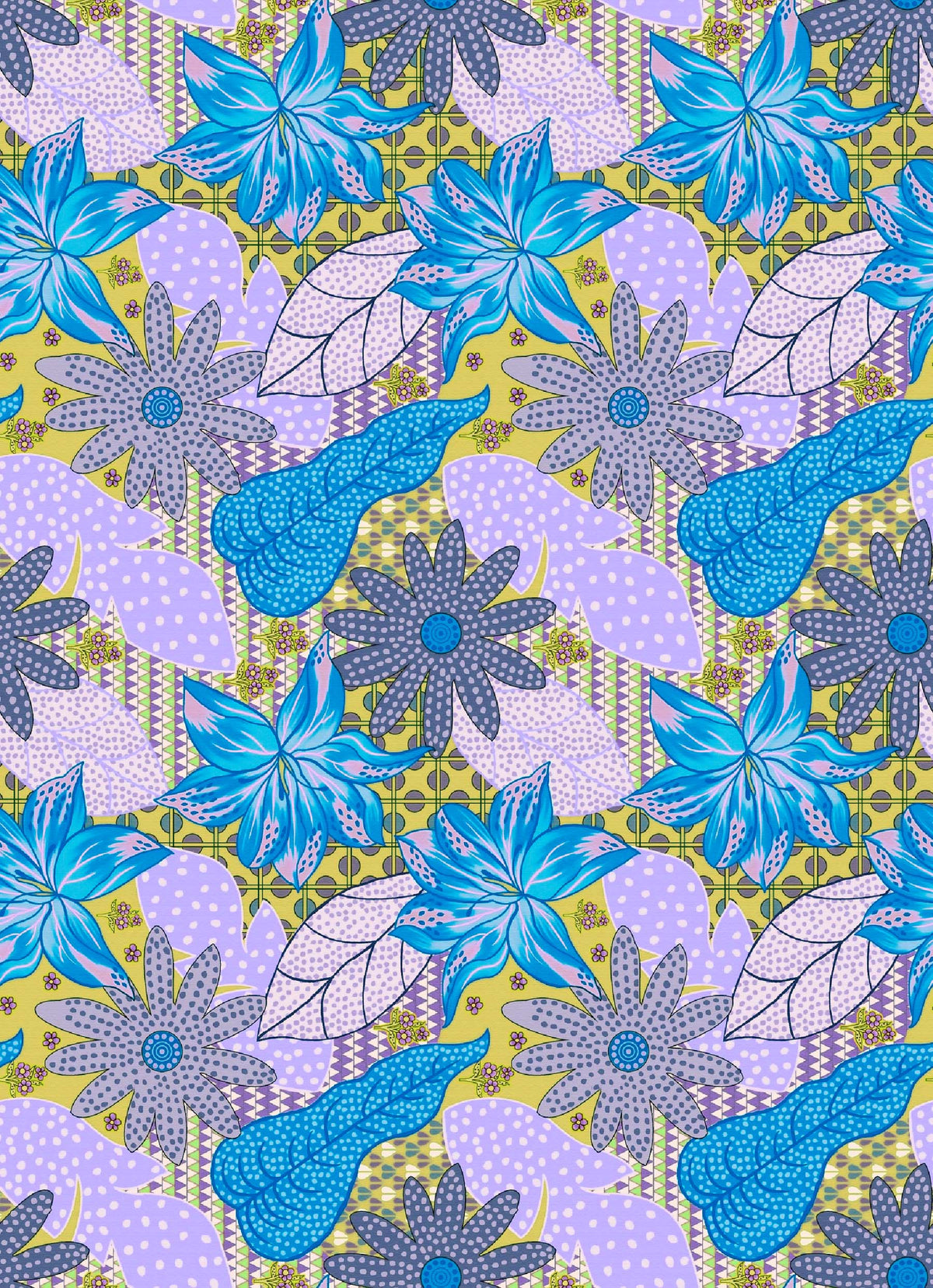 Folk Art Inspired Floral Pattern - CC - 1238 - 1