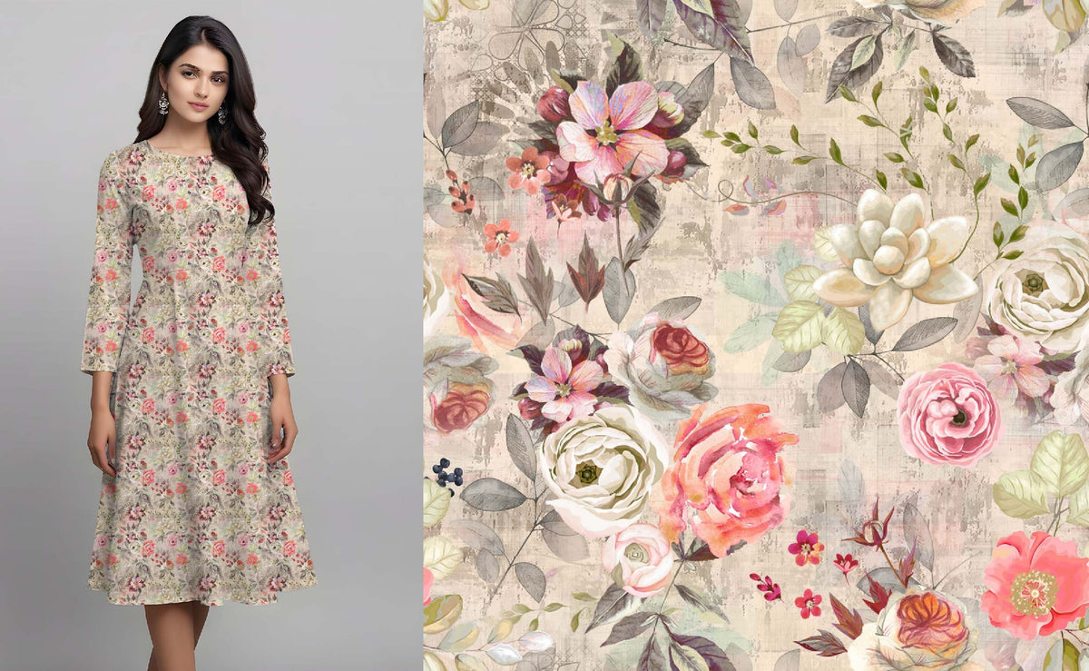 Organic Floral Pattern - CC - 9726