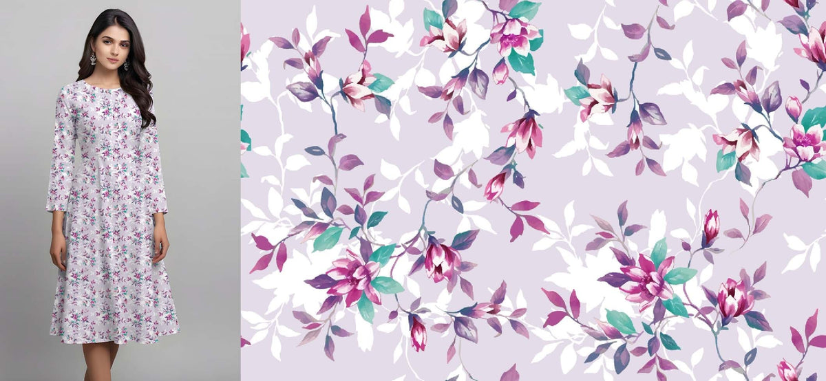 Watercolor-Style Flowers - CC - 9729