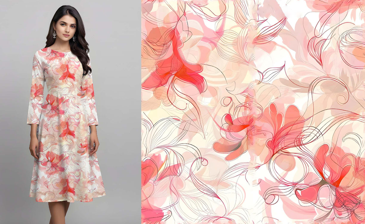 Abstract Floral Pattern - CC - 9733