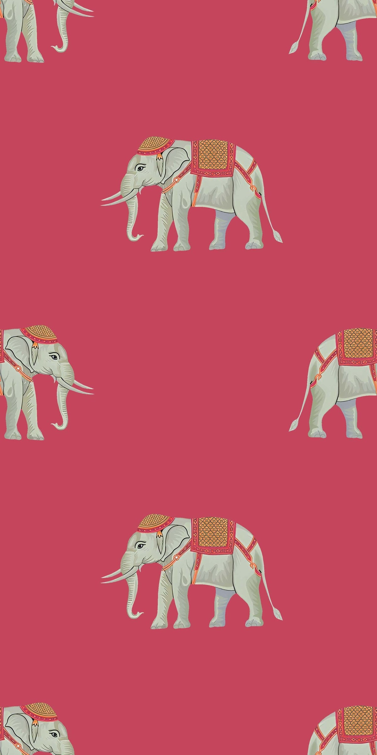 Elephant Block Print Pattern - CC - 9774