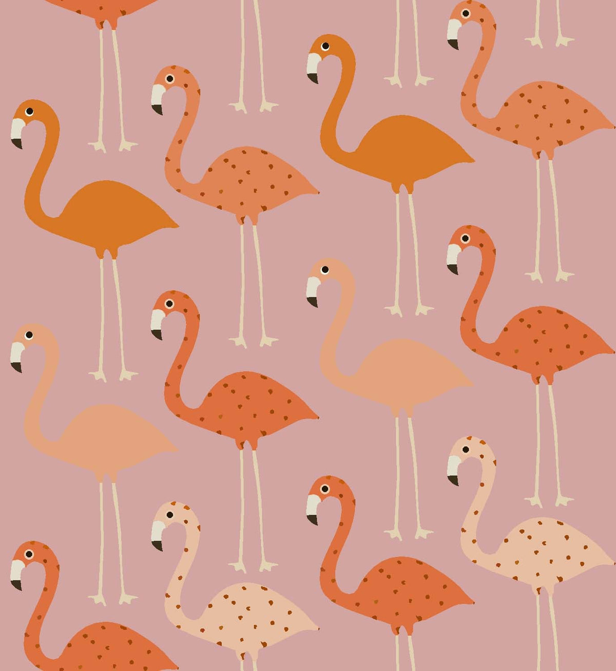 Pink Flamingo Pattern - CC - 9790 - 3