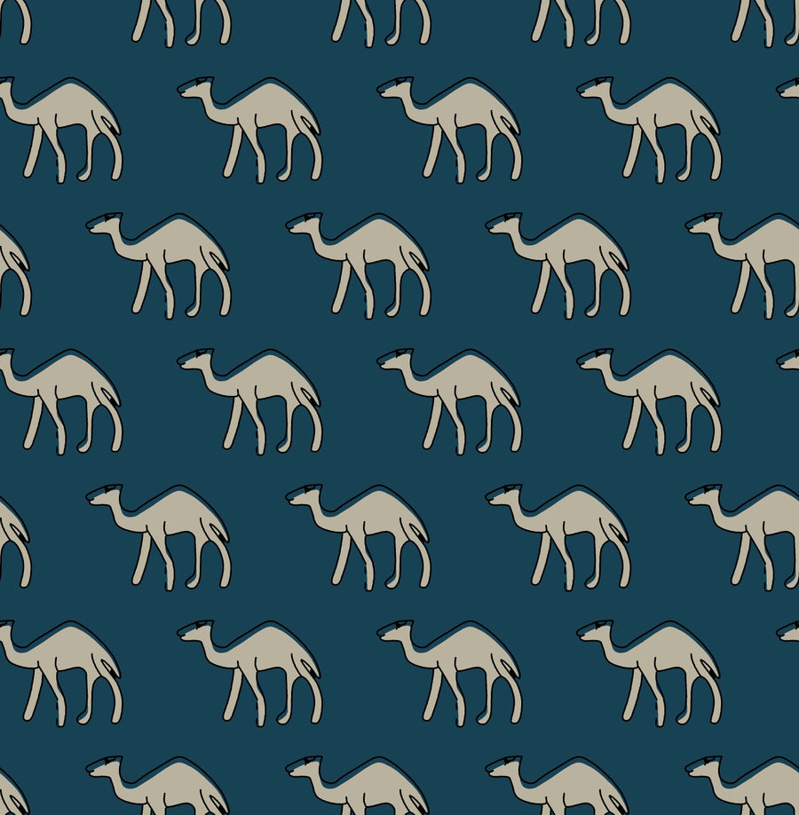Desert Camel Silhouette Pattern - CC - 9790 - Image 1