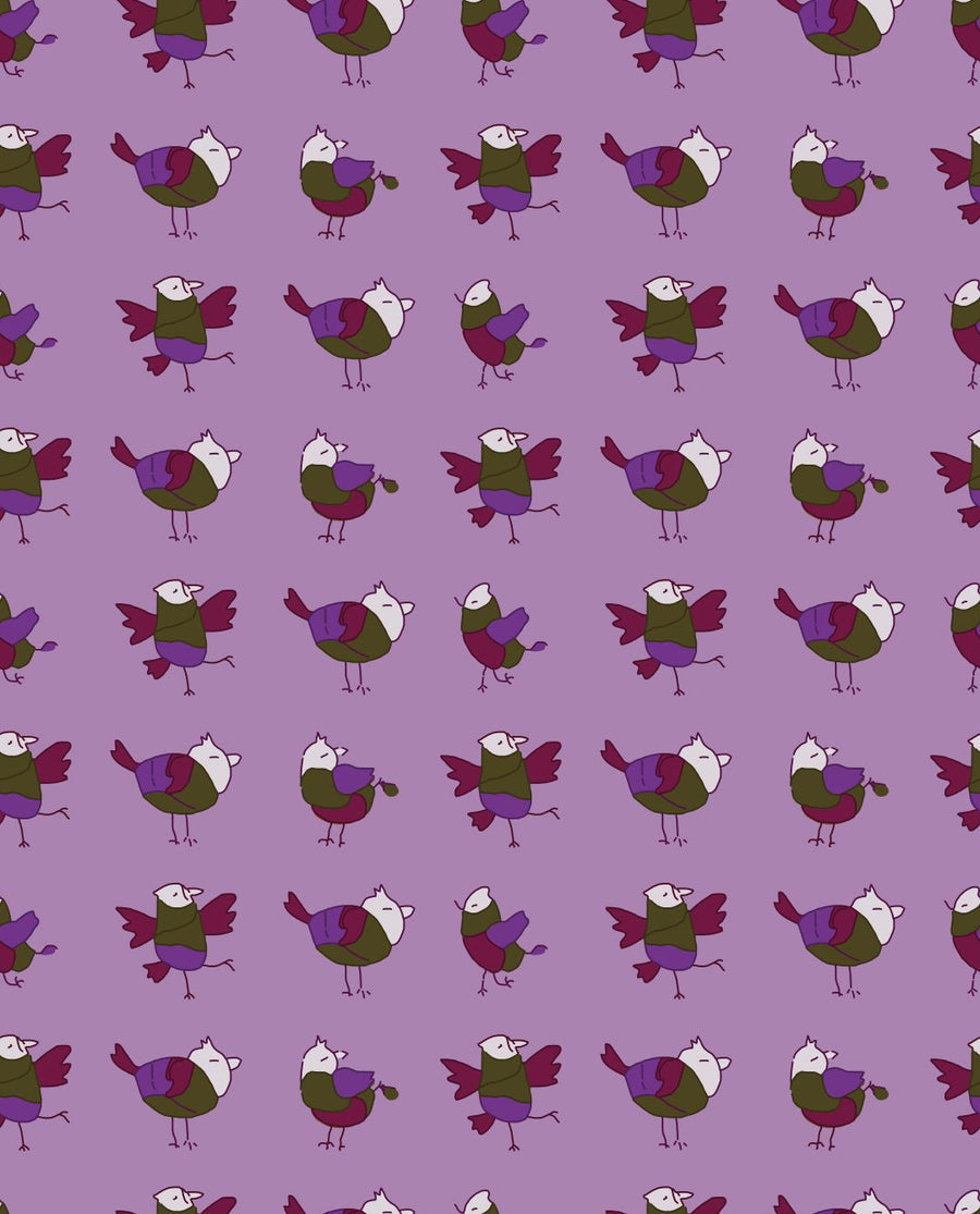 Colorful Bird Doodle Pattern - CC - 9798 - Image 1