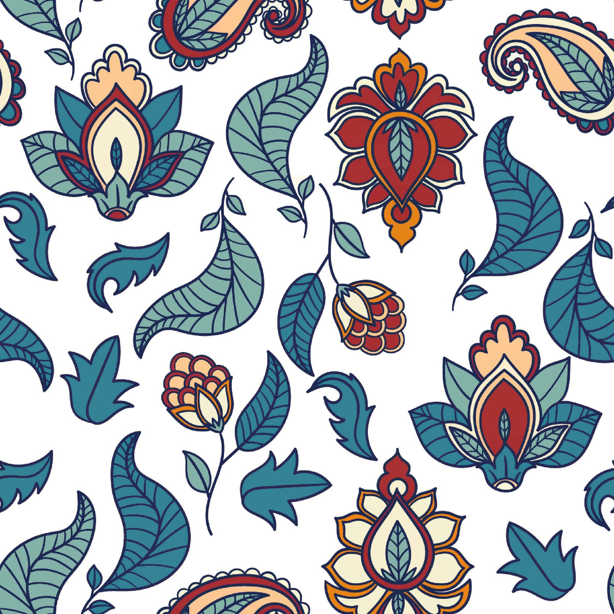 Japanese Floral Print Pattern - CC - 9904
