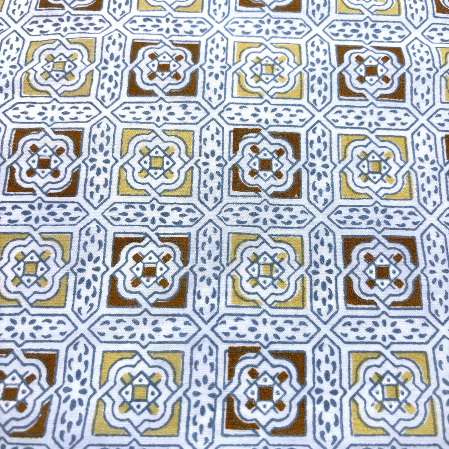 Geometric Print Deadstock Fabric - 10 Yards + Free Shipping - Image 1