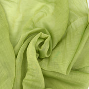 Green Tea Cotton Gauze Semi-Silk Fabric, Sheer & Lightweight - Image 1