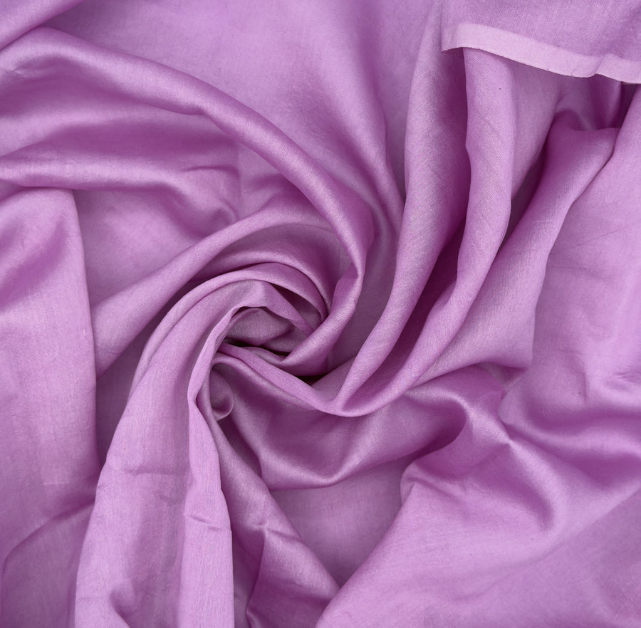 Lilac Cotton Gauze Semi-Silk Fabric (70 GSM) - Image 1